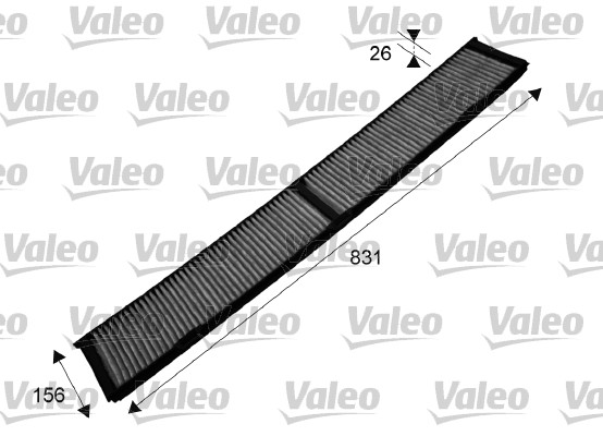 Filter, interior air - 715503 VALEO