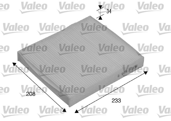 Filter, interior air - 715510 VALEO