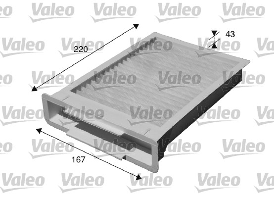 Filter, interior air - 715515 VALEO