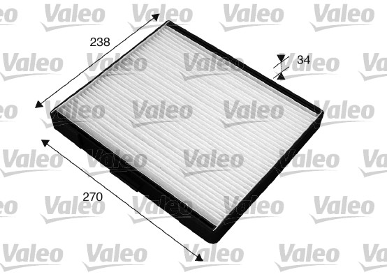 Filter, interior air - 715517 VALEO