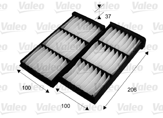 Filtro, Aria abitacolo - 715545 VALEO