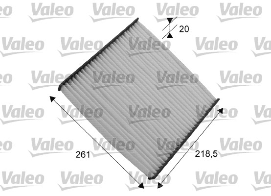 Filter, interior air - 715552 VALEO