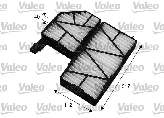 filtras, salono oras - 715563 VALEO