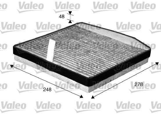 Filter, interior air - 715571 VALEO