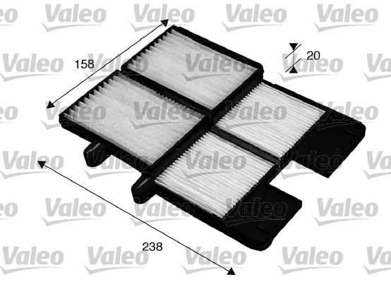 filtras, salono oras - 715572 VALEO