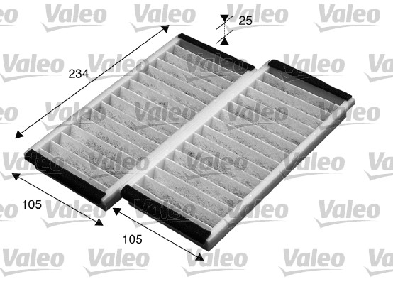 Filter, interior air - 715574 VALEO