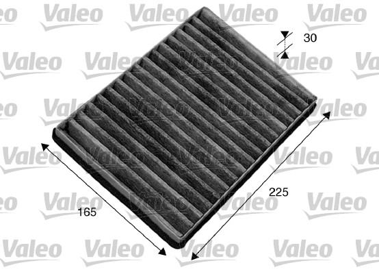 Filter, interior air - 715582 VALEO