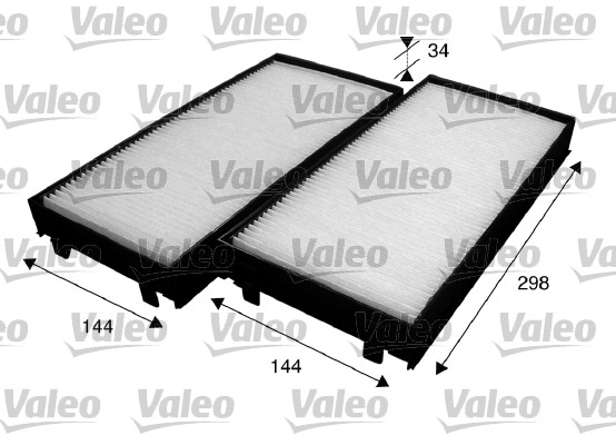 Filter, interior air - 715583 VALEO