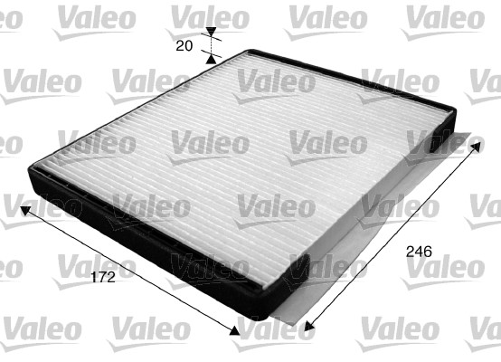 Filter, interior air - 715592 VALEO
