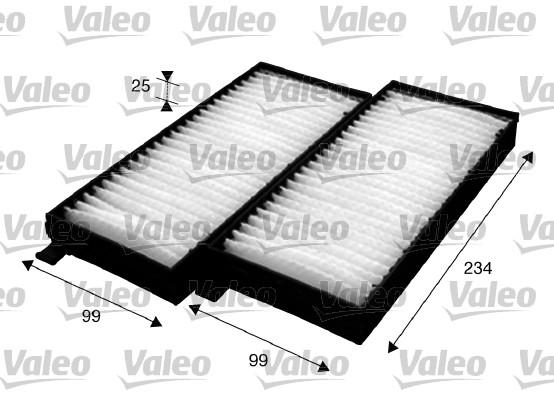 filtras, salono oras - 715624 VALEO