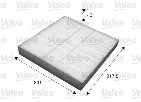 Filtro, Aria abitacolo - 715631 VALEO