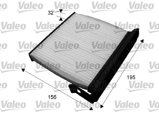 Filter, interior air - 715637 VALEO