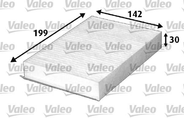 Filter, interior air - 715644 VALEO