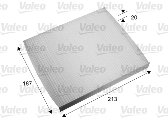 filtras, salono oras - 715668 VALEO