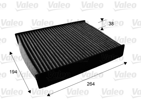 Filter, interior air - 715672 VALEO