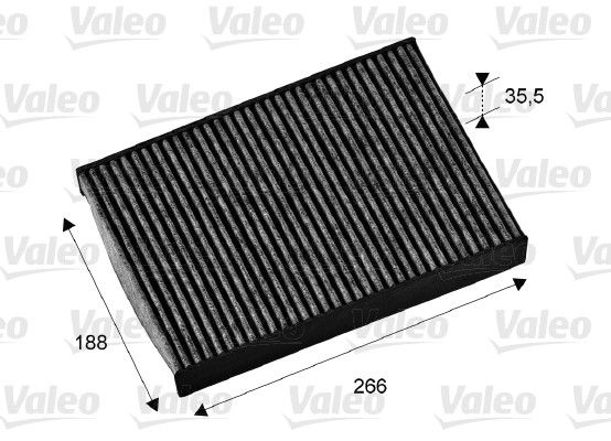 Filter, interior air - 715673 VALEO