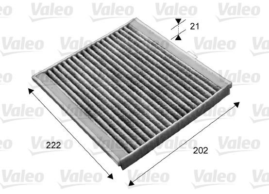 filtras, salono oras - 715676 VALEO