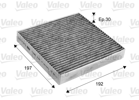 Filter, interior air - 715681 VALEO