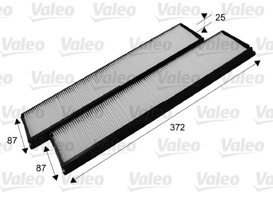 Filter, interior air - 715684 VALEO