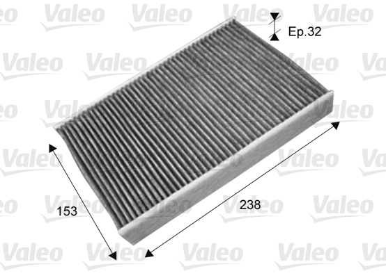 Filter, interior air - 715722 VALEO