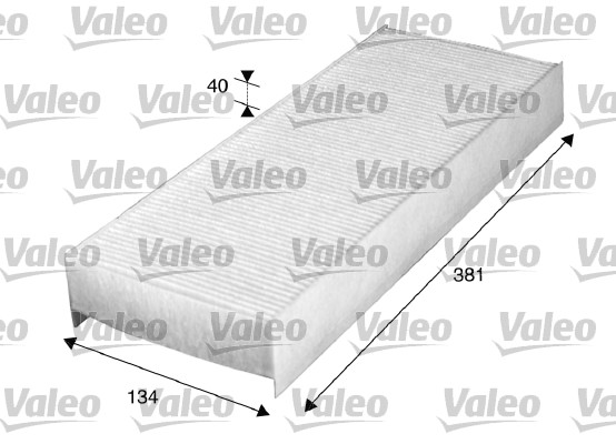 Filter, interior air - 716010 VALEO