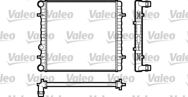 Radiator, engine cooling - 731606 VALEO