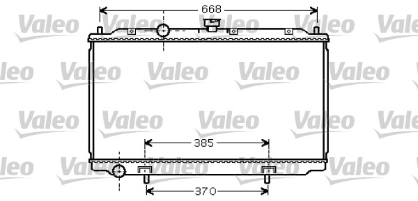 Radiatore, Raffreddamento motore - 734737 VALEO