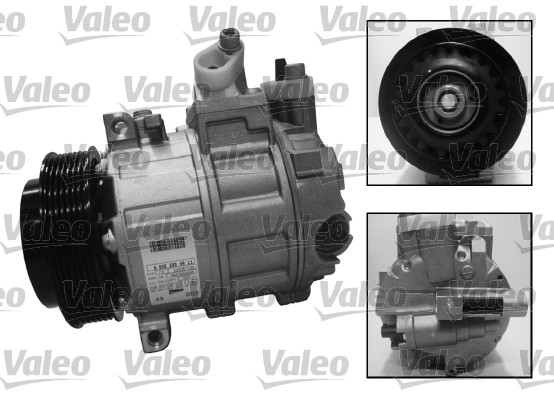 Compressor, air conditioning - 813137 VALEO