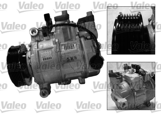Compressor, air conditioning - 813150 VALEO