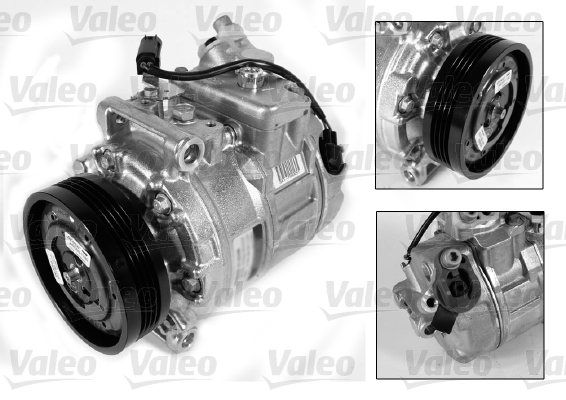 Compressor, air conditioning - 813194 VALEO