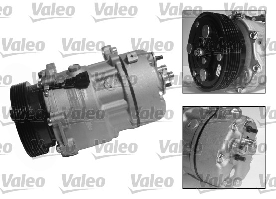 Compressor, air conditioning - 813200 VALEO