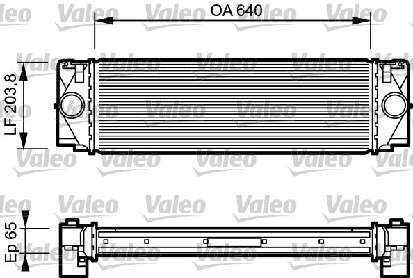 Intercooler, charger - 817994 VALEO