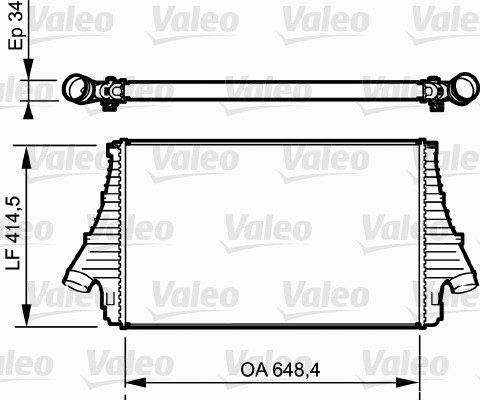 Intercooler - 818722 VALEO