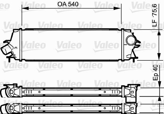 Intercooler - 818771 VALEO