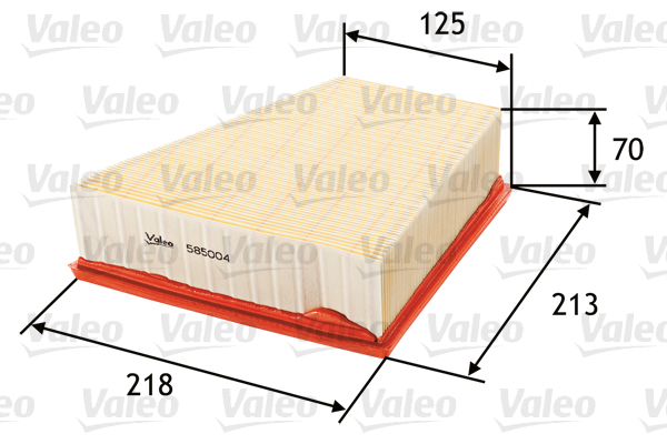 Filtro aria - 585004 VALEO