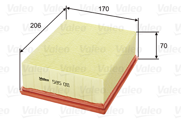 Air Filter - 585011 VALEO