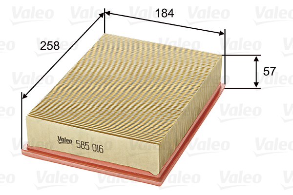 Luftfilter - 585016 VALEO