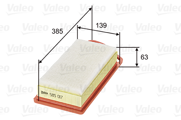 Filtro aria - 585017 VALEO