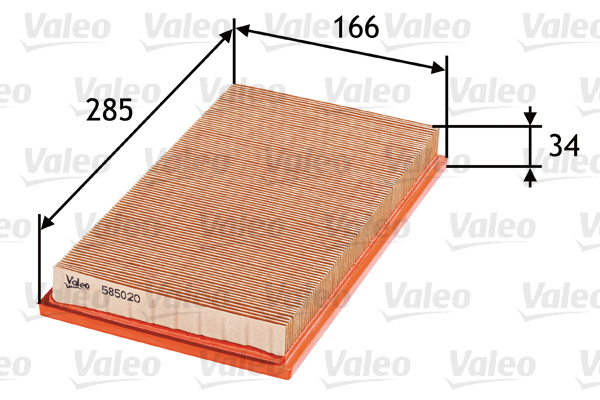 oro filtras - 585020 VALEO