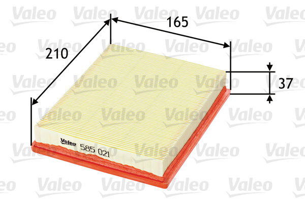Filtro aria - 585021 VALEO