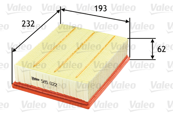 Air Filter - 585022 VALEO