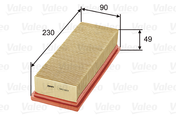 Воздушный фильтр - 585023 VALEO