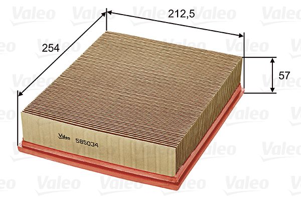 Air Filter - 585034 VALEO