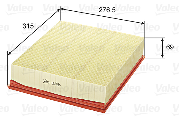 Luftfilter - 585036 VALEO