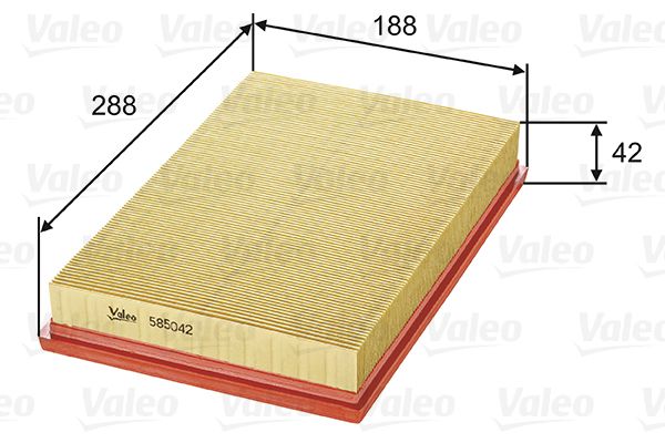 Filtro aria - 585042 VALEO