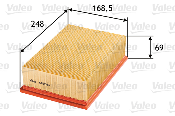 Filtro aria - 585045 VALEO