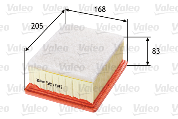 Filtro aria - 585047 VALEO