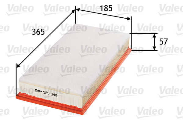 Filtro aria - 585048 VALEO