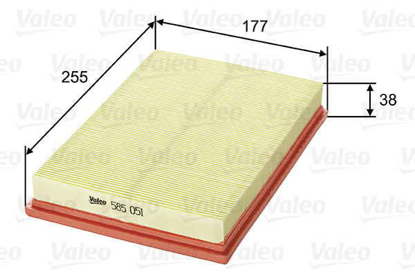 Filtro aria - 585051 VALEO