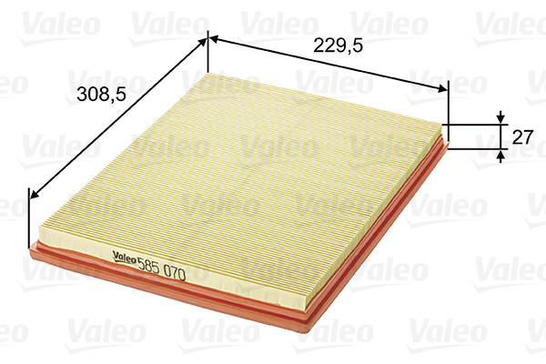 Luftfilter - 585070 VALEO